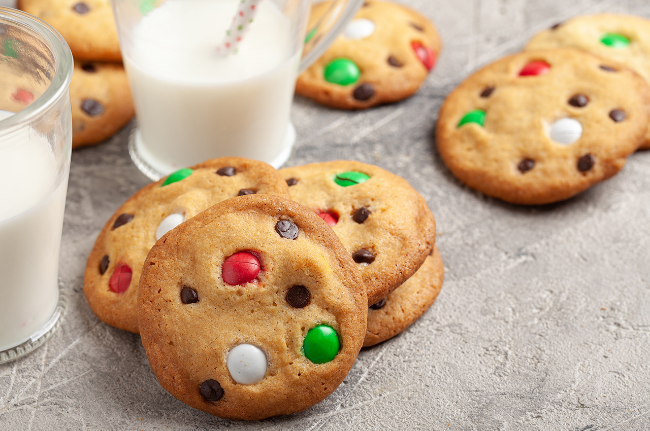 M&M cookies.